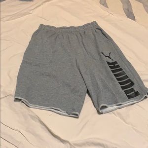 Grey puma shorts